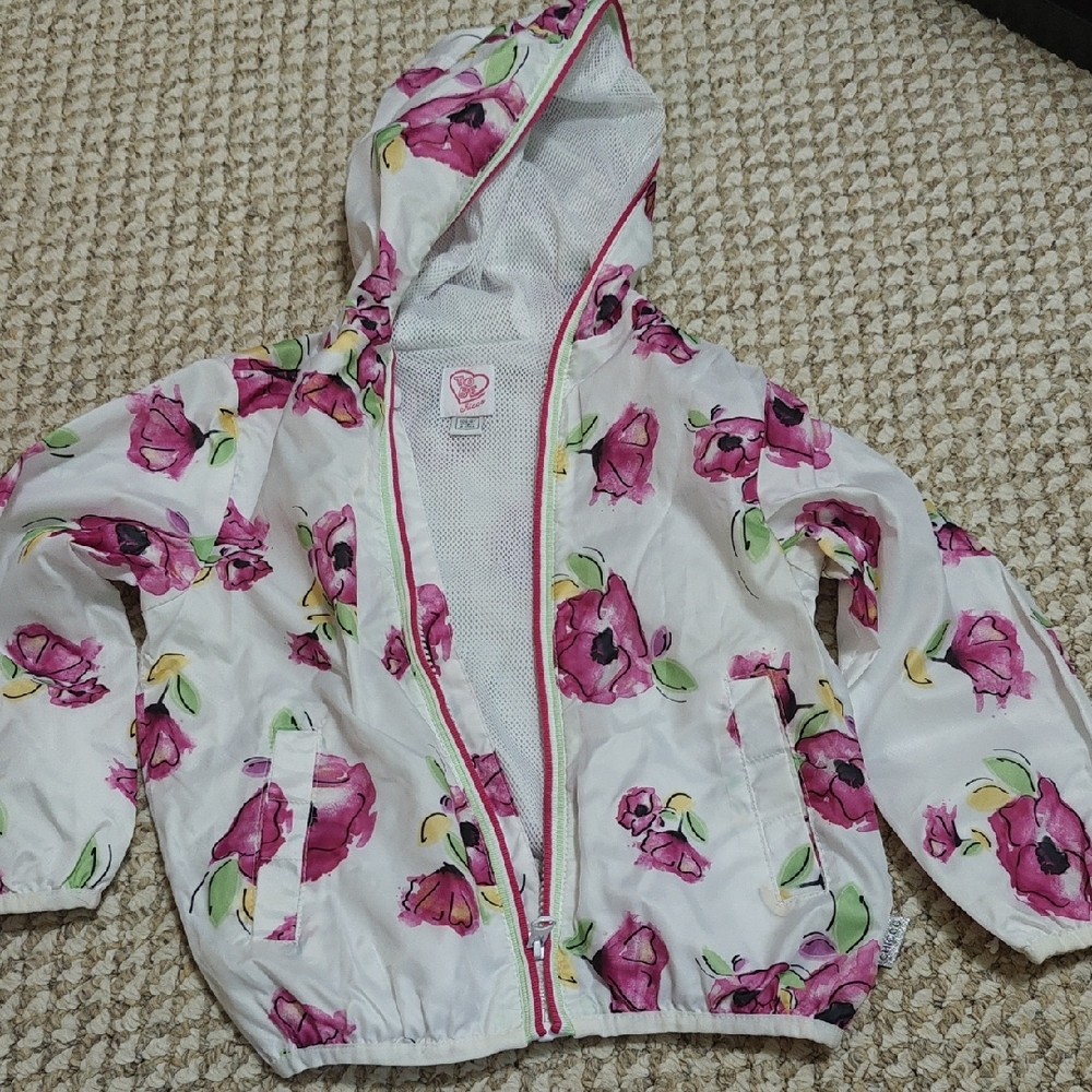 Chicco Pink and White Mesh Jacket